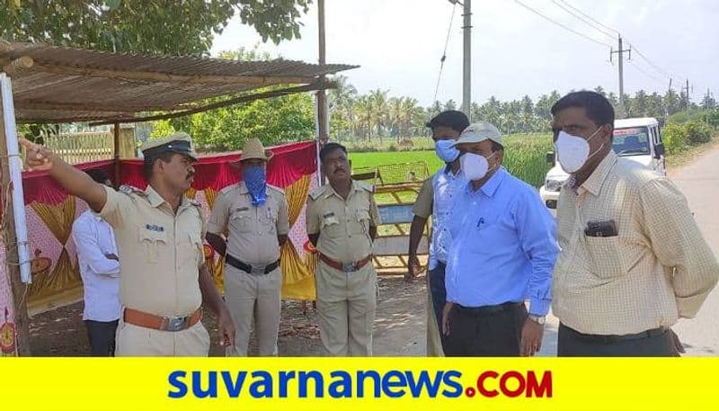 CheckPost to Prevent Devotees to Kuruvatti Basaveshwara Fair due to Coronavirus grg