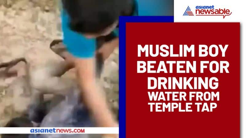 Watch Muslim boy beaten for drinking water from temple tap - ycb