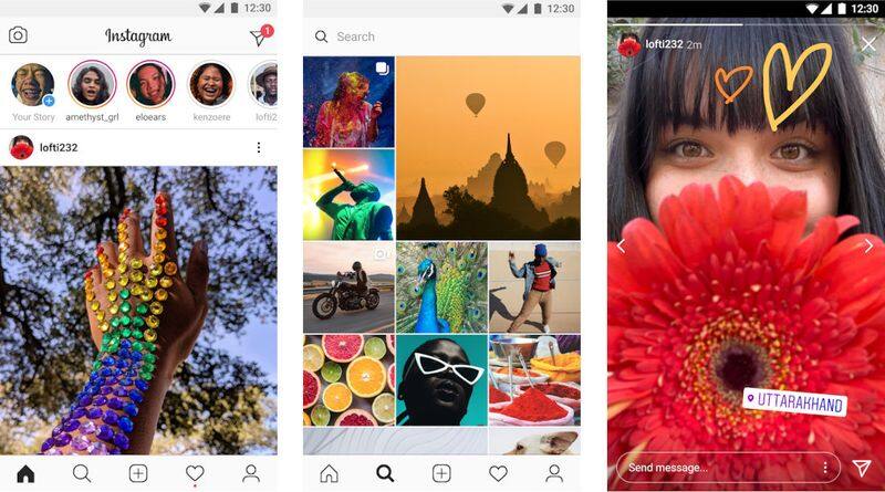 Instagram Lite app launched for people with space crunch