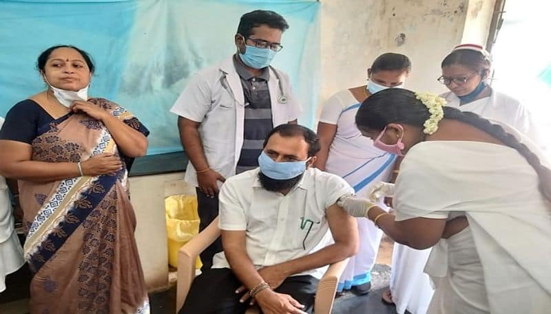 YCP MLA Alla Ramakrishna Reddy, taken corona vaccine, suffers from fever