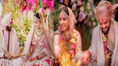 शादी में विराट-अनुष्का की तरह पोज देते दिखे बुमराह-संजना, देखें 10 कपल्स की Wedding Photos