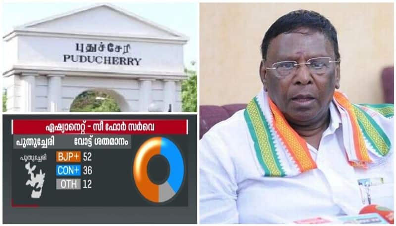 who will rule puducherry asianet news c fore survey result