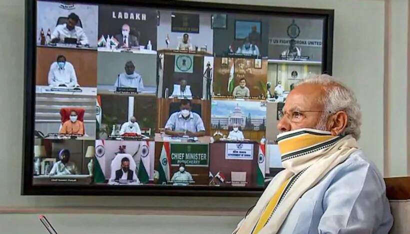 COVID review meet: PM Modi assesses health situation across nation in meeting with CMs