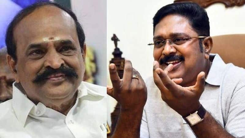 TTV Dhinakaran party alliance with AIADMK? kadambur raju information