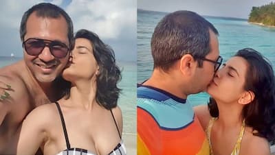 तारक मेहता की रीता रिपोर्टर ने पति को सरेआम किया Kiss, शादी के 8 साल बाद मां बनी थी एक्ट्रेस