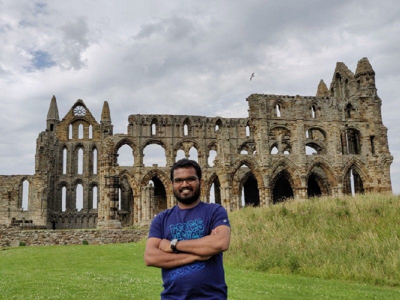 London walk travelogue by Nidheesh Nandanam whitby abbey