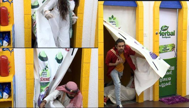 Do not sit in the dressing room at other times Bigg Boss warns Ramzan, Ritu and Adoni