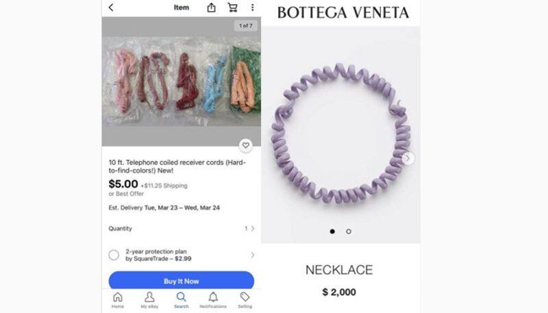 Bottega Veneta's telephone cord necklace worth Rs 1 lakh left netizens in fit of laughter ANK