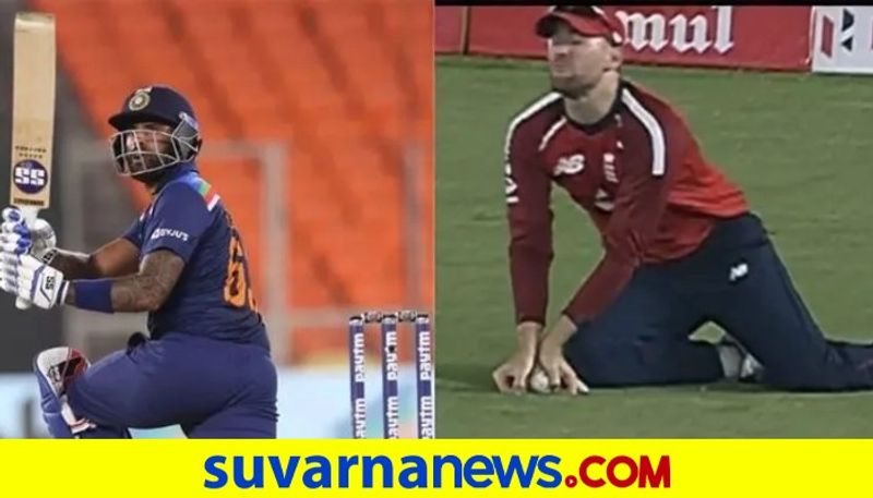 Team India Cricketer Suryakumar Yadav controversial catch by Dawid Malan in 4th T20I in Ahmedabad kvn