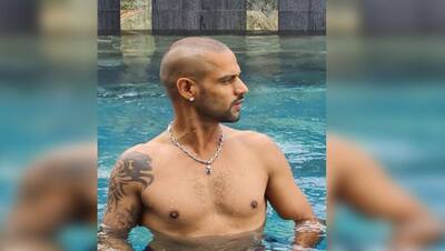 फाइनल मैच से पहले पूल में एंजॉय करते नजर आए Shikhar Dhawan,फैंस ने इस तरह लिए गब्बर के मजे