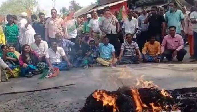 প্রার্থী  নিয়ে তৃণমূলের বিবাদ অব্যাহত, এবার জলঙ্গিতে প্রার্থী বদলের দাবিতে  বিক্ষোভ দলের একাংশের