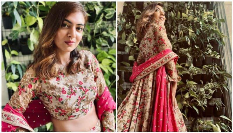 nazriya nazim lehenga viral photos