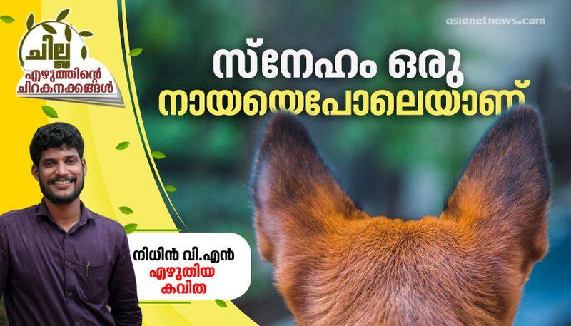 chilla malayalam poems  by Nidhin VN