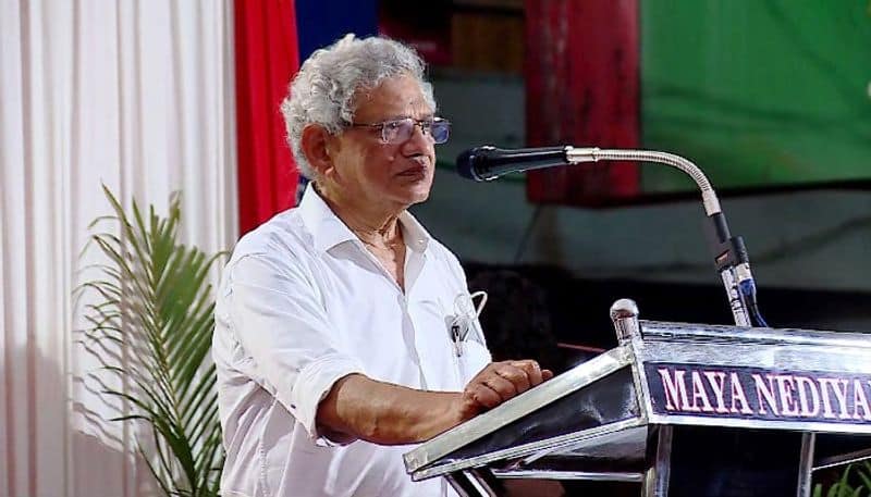 Yechuri blames Congress BJP vote deal in Kerala