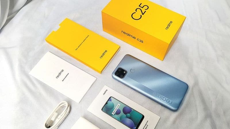 Realme C25 6000mAh battery phone to go on first sale today