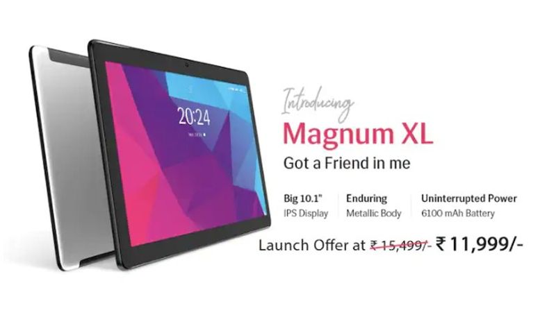 Lava Magnum XL, Lava Aura, Lava Ivory 4G tablets launched in India