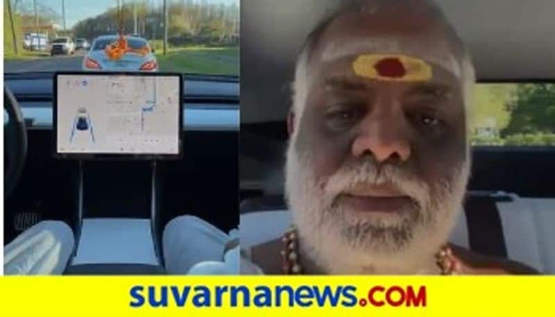 tesla car review by indian priest USA video mah