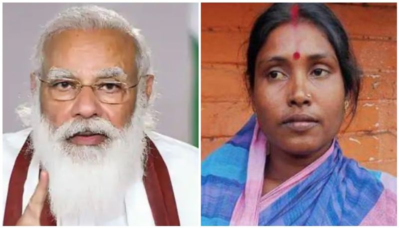 modi appreciate kalita majhi west bengal candidate