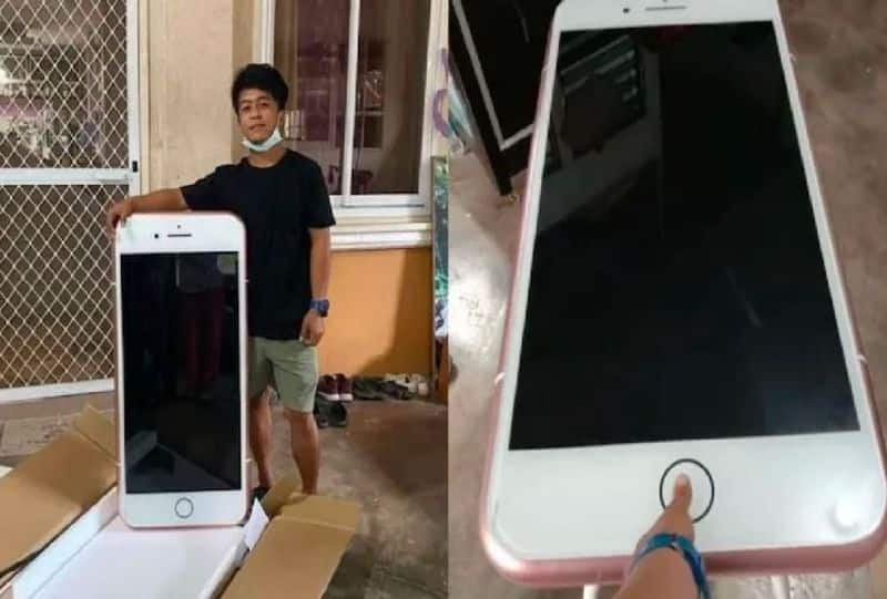 Online shopping: man ordered iPhone 6s, but iPhone-like table delivered at home