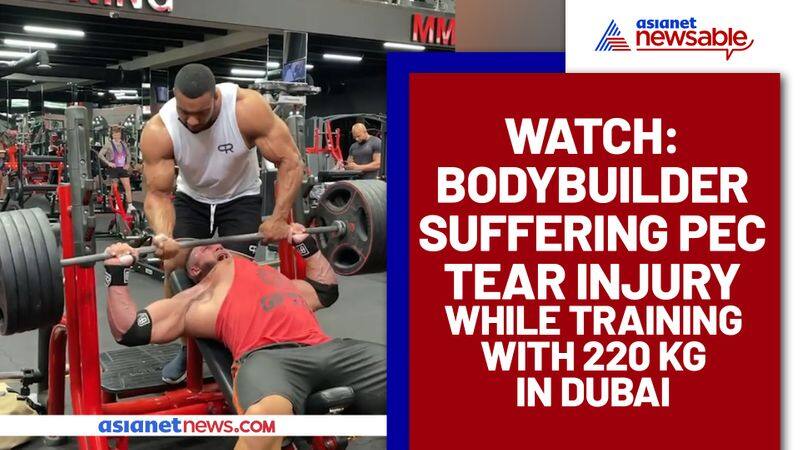 Bodybuilder Ryan Crowley tears chest muscle while weightlifting; Watch this terrifying video - gps