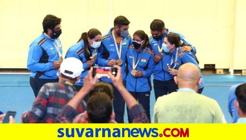 India tops the medals tally with 30 in ISSF Shooting World Cup in Delhi kvn