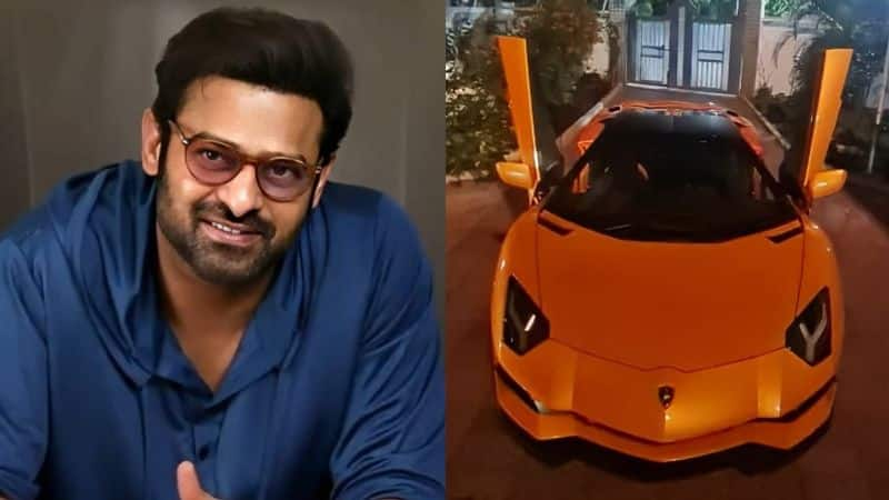 baahubali star prabhas bought new lamborghini aventador s roadster drives himself in hyderabad