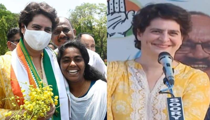 priyanka gandhi against pinarayi