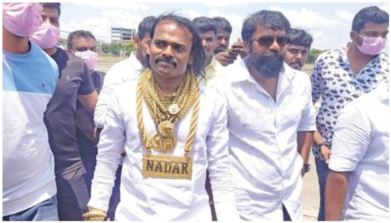 tamilnadu candidate wore 5kg gold