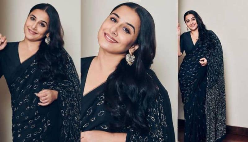 Vidya Balan in black saree