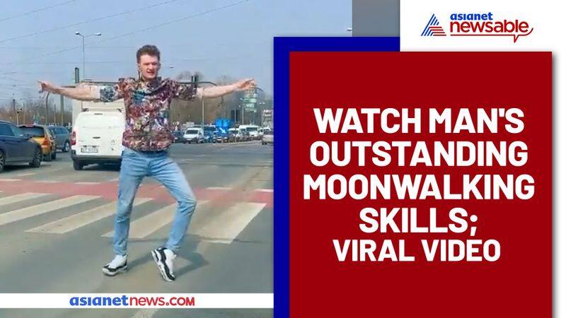 Mans excellent moonwalking skills leaves netizens impressed; Watch viral video - gps