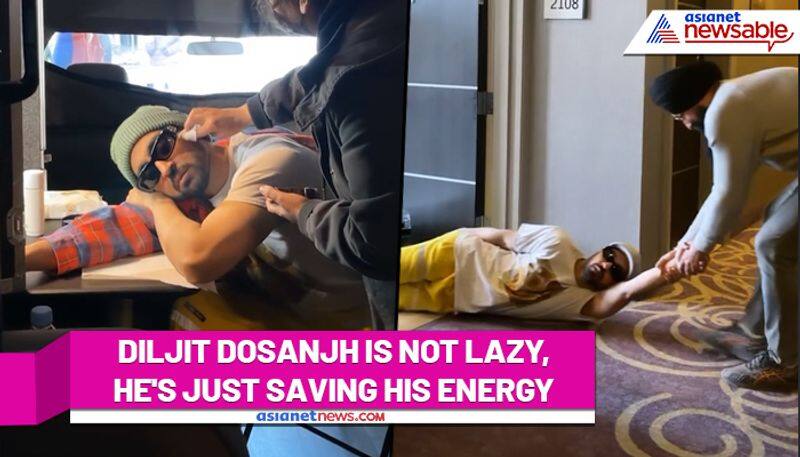 Heres how Diljit Dosanjh is saving his energy in this video (Watch) - ank