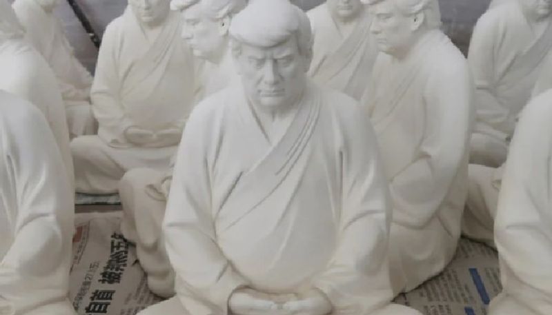 trump buddha statue made by chinese furniture maker comes in demand