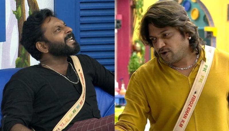 clash between firoz khan and kidilam firoz in bigg boss 3