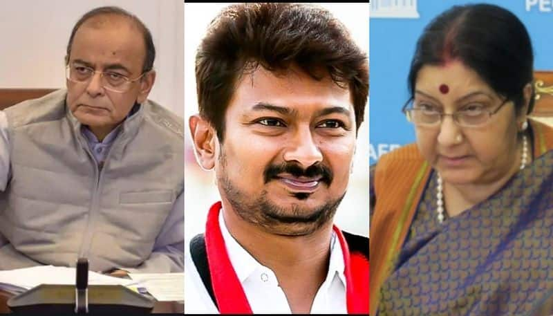 DMK leader Udhayanidhi Stalins remarks on Sushma Swaraj and Arun Jaitley triggers controversy