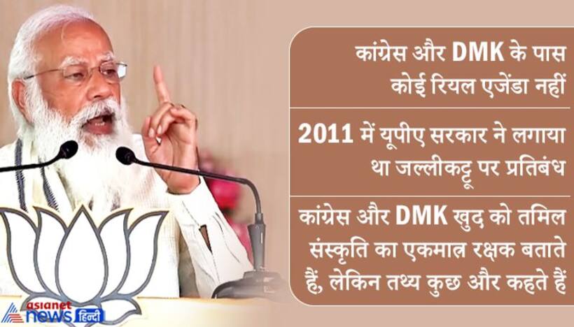 मदुरै में बोले मोदी  DMK और कांग्रेस को अपने झूठ पर नियंत्रण रखना चाहिए, क्योंकि लोग मूर्ख नहीं हैं