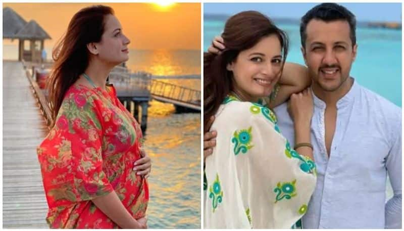 Dia Mirza flaunts her baby bump in this new sun kissed picture