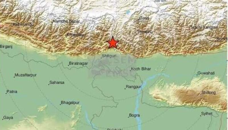 earthquake in Sikkim Nepal border