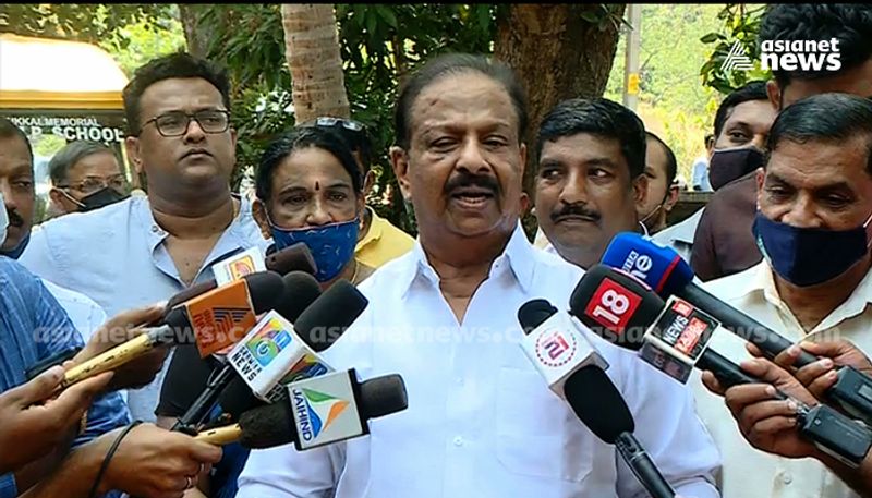 congress k sudhakaran demands repolling in thaliparamb