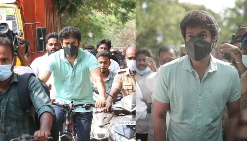 vijay team clarifies his decision to reach polling booth on a bicycle