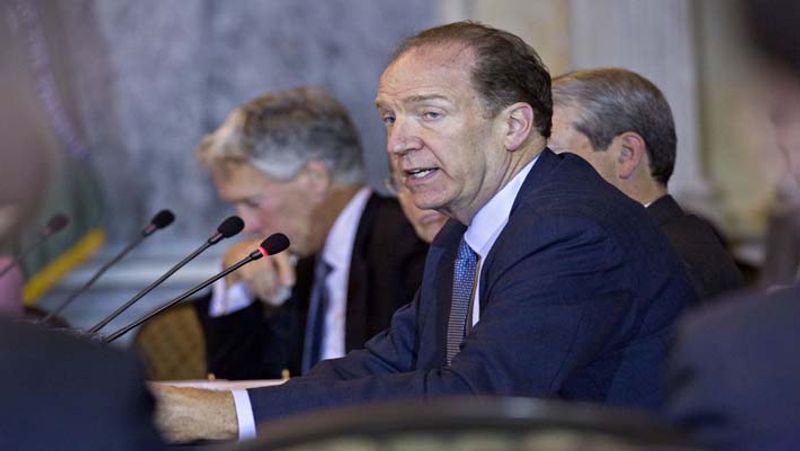 World President of the World Bank warns that a recession is imminent.