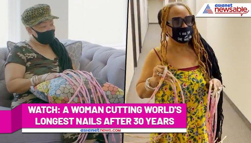 Worlds longest nails got cut after 30 years; Watch the video - ank