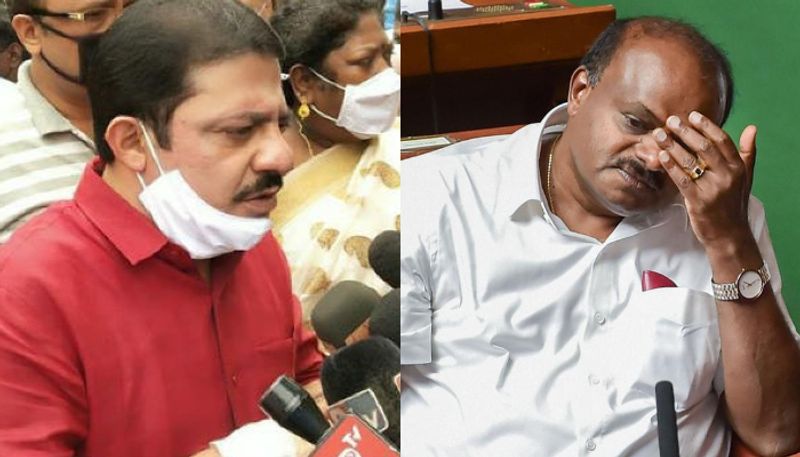 Union Minister HD Kumaraswamy Slams Minister Zameer Ahmed Khan grg 