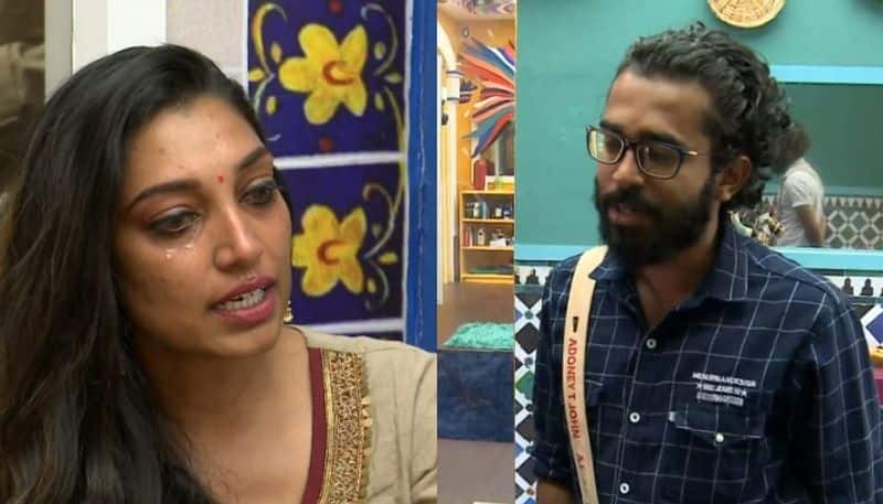 clash between adoney t john and rithu manthra in bigg boss 3