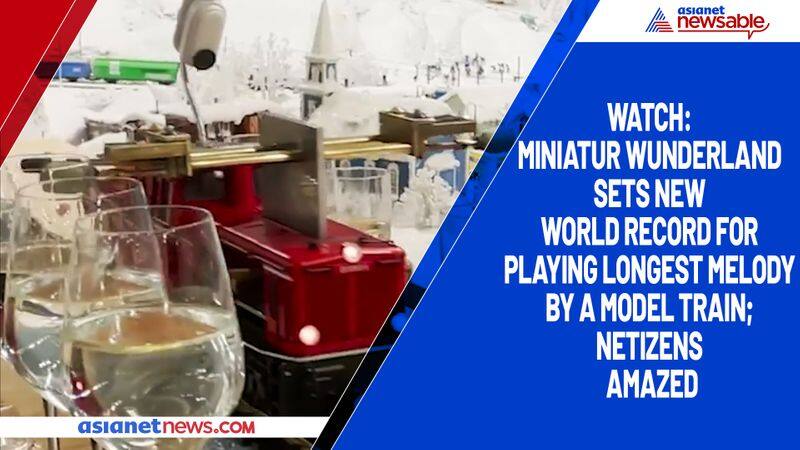 Watch Miniatur Wunderland sets new world record for playing longest melody by a model train; netizens amazed-tgy