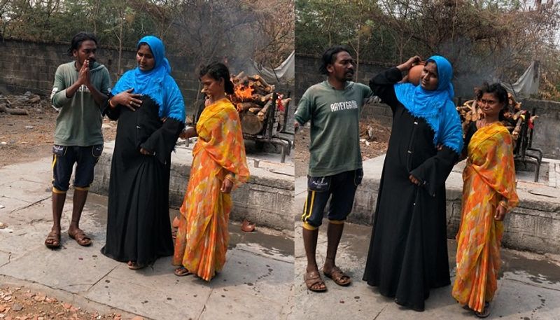 muslim couple did last rituals to a orphaned old couple in warangal - bsb