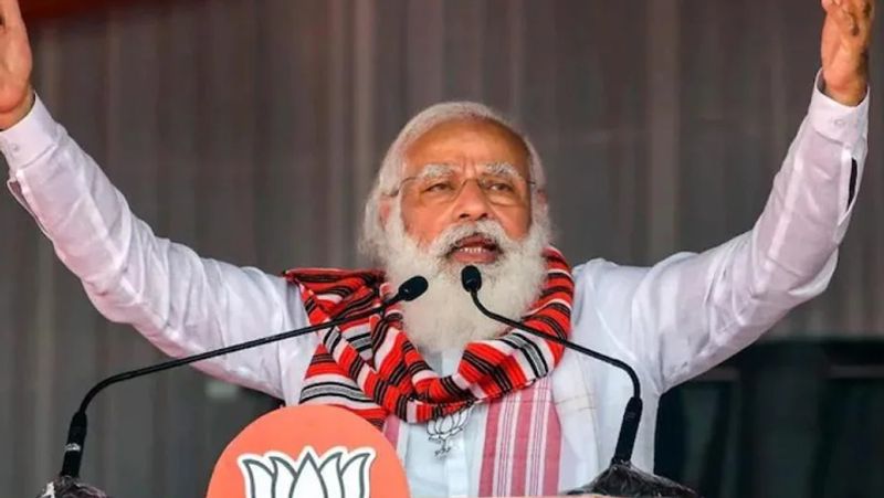 PM Modi lambasts CM Mamata Banerjee, says TMC wiped out in half of the election-dnm