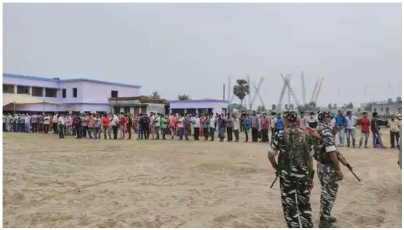 violence during polling ban on political leaders in cooch behar west bengal