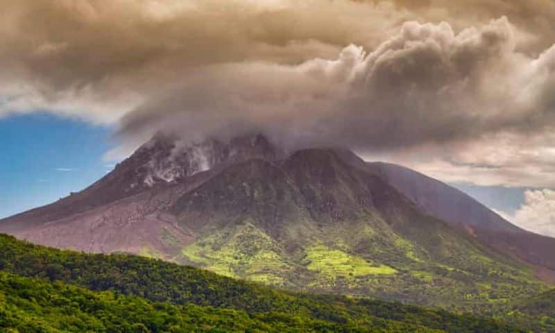 St Vincent volcano heavy ashfall clouds evacuation efforts on Caribbean island