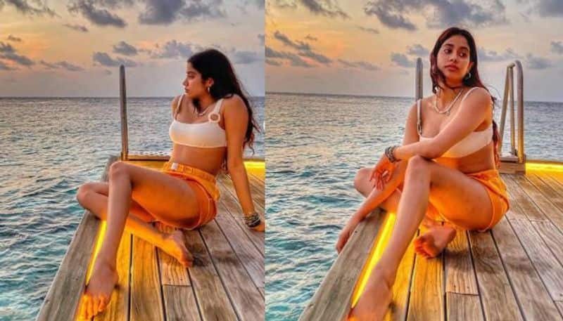 Janhvi Kapoor Sunset Views from Maldives