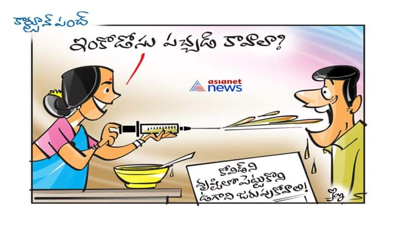 cartoon punch on Ugadi ksp